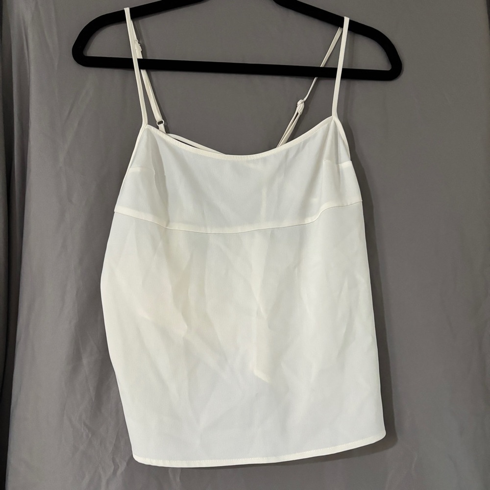 Urban Outfitters White Spaghetti Strap Camisole Blouse - M, Great Condition